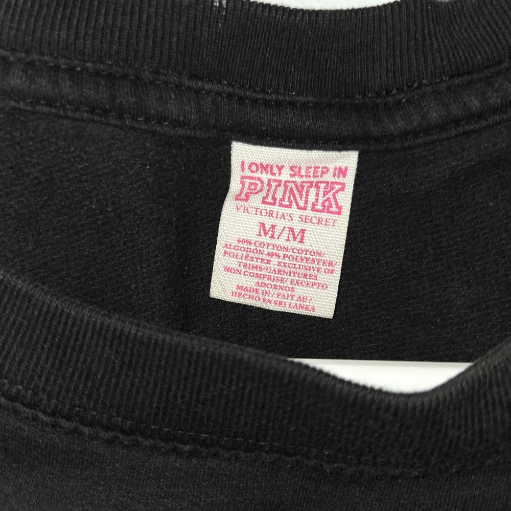 FINAL PRICE!! PINK Victoria's Secret Black Hoodie - Picture 2 of 6